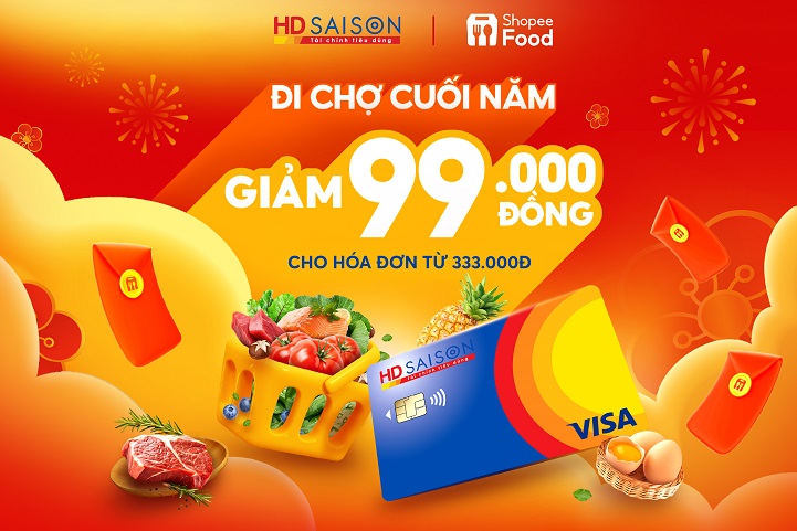 Cùng HD SAISON đi chợ cuối năm tại Shopeefood
