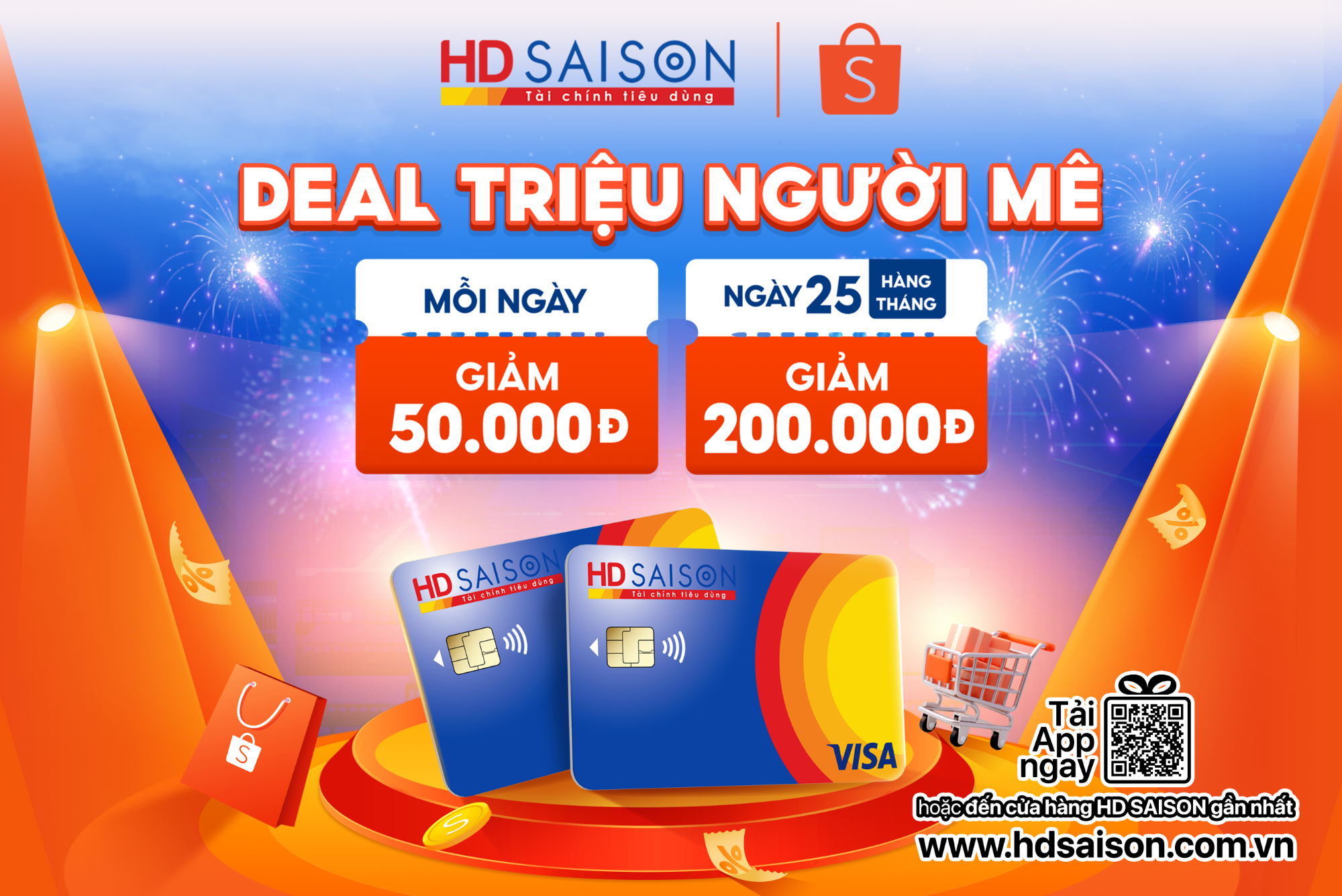 HD SAISON tung deal triệu người mê tại Shopee