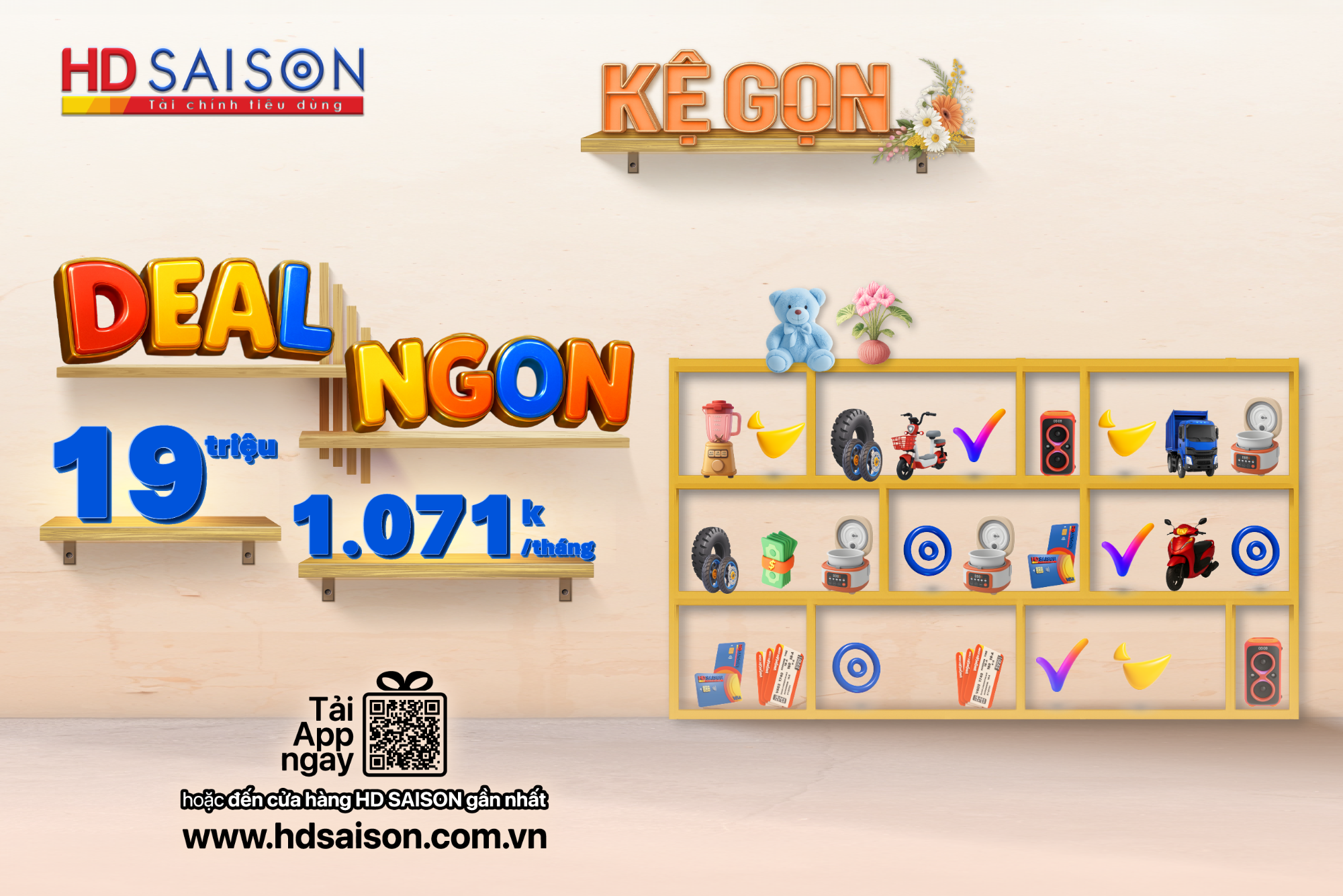 Ngập tràn “deal ngon”| Vay đến 19 triệu, chỉ trả từ 1.071k/tháng