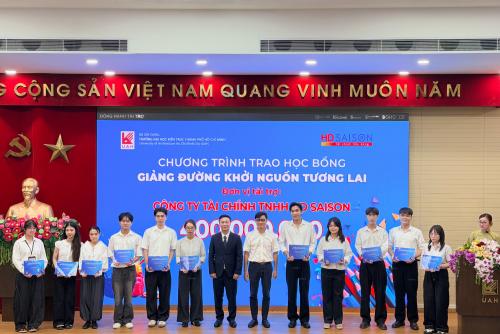 HD SAISON quay trở lại Đại học Kiến trúc TP.HCM: Tiếp nối hành trình “Giảng đường khởi nguồn tương lai”