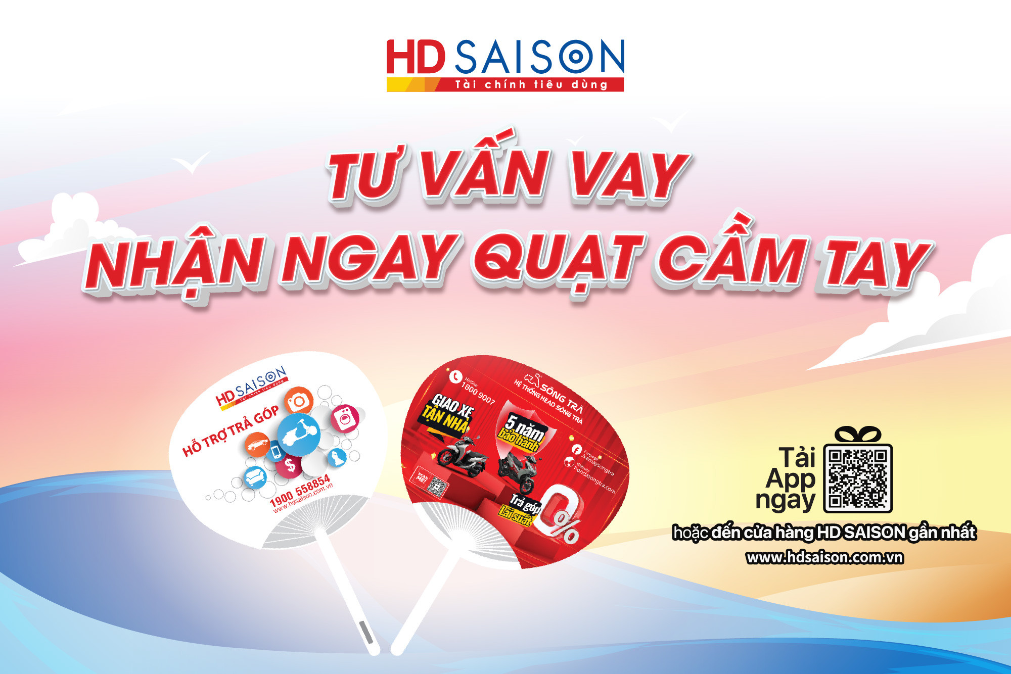 Quảng Ngãi - Tư vấn vay, nhận ngay quạt cầm tay
