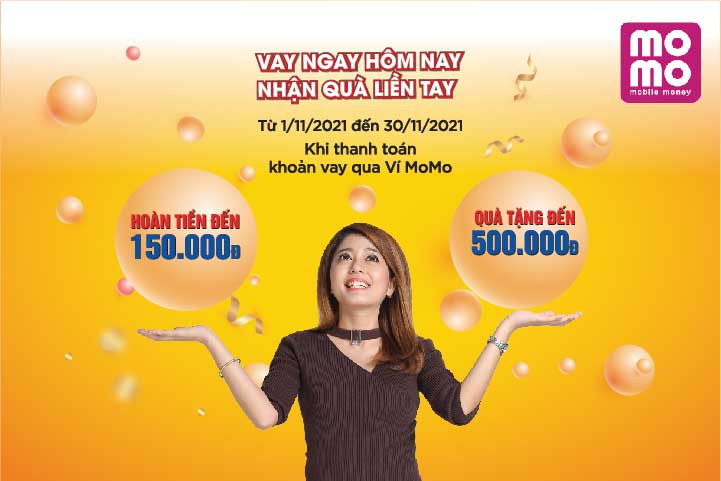 Vay ngay hôm nay, nhận quà liền tay