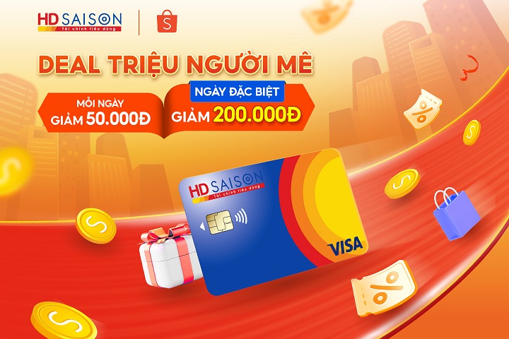 HD SAISON tung deal triệu người mê tại Shopee