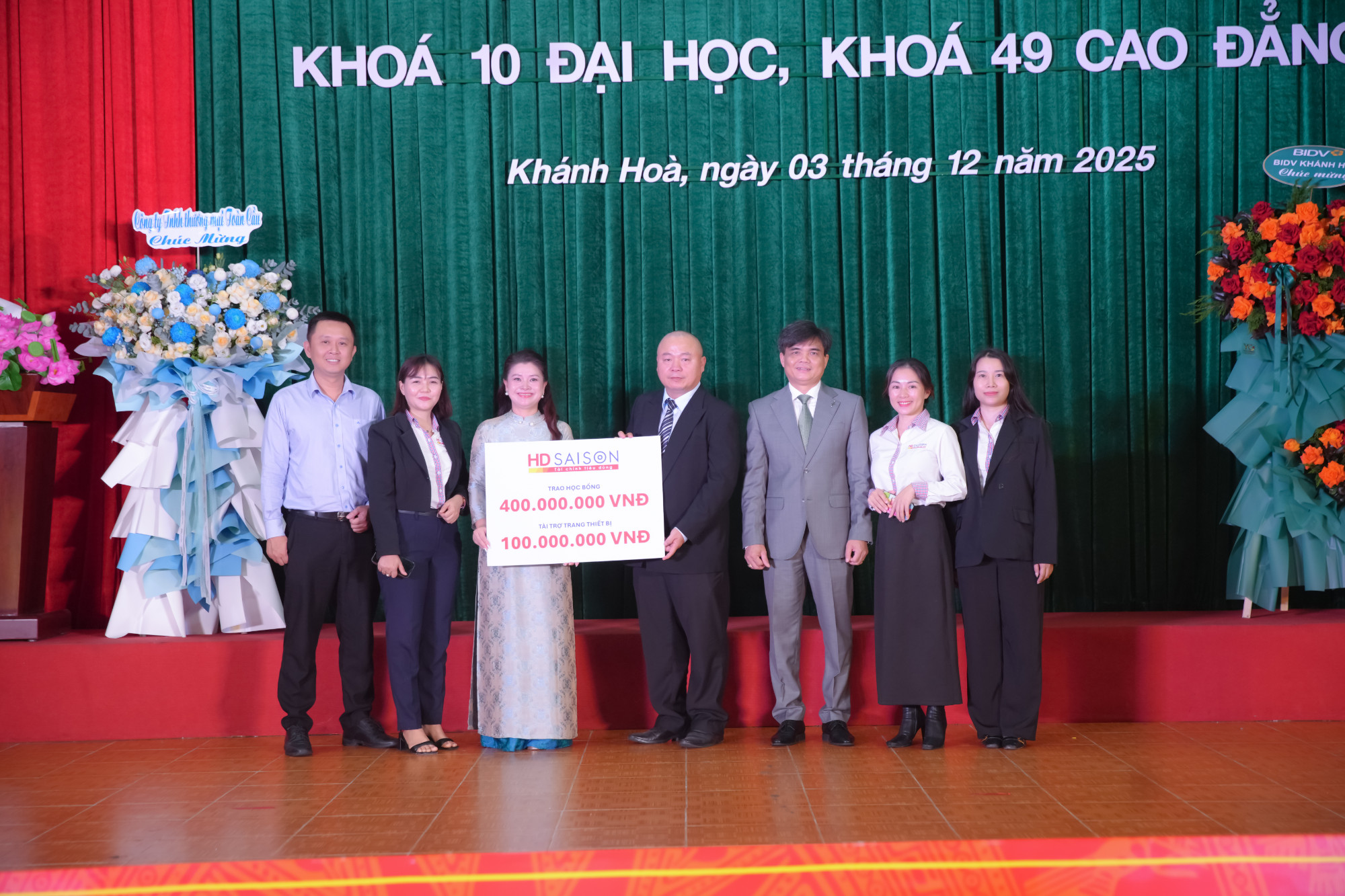 HD SAISON trao học bổng 500 triệu đồng cho Trường Đại học Khánh Hòa – Chung tay tiếp sức sinh viên sau mùa bão lũ