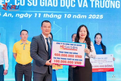 HD SAISON lan tỏa tinh thần doanh nhân Việt, tiếp sức thế hệ trẻ tại Đại học Nghệ An