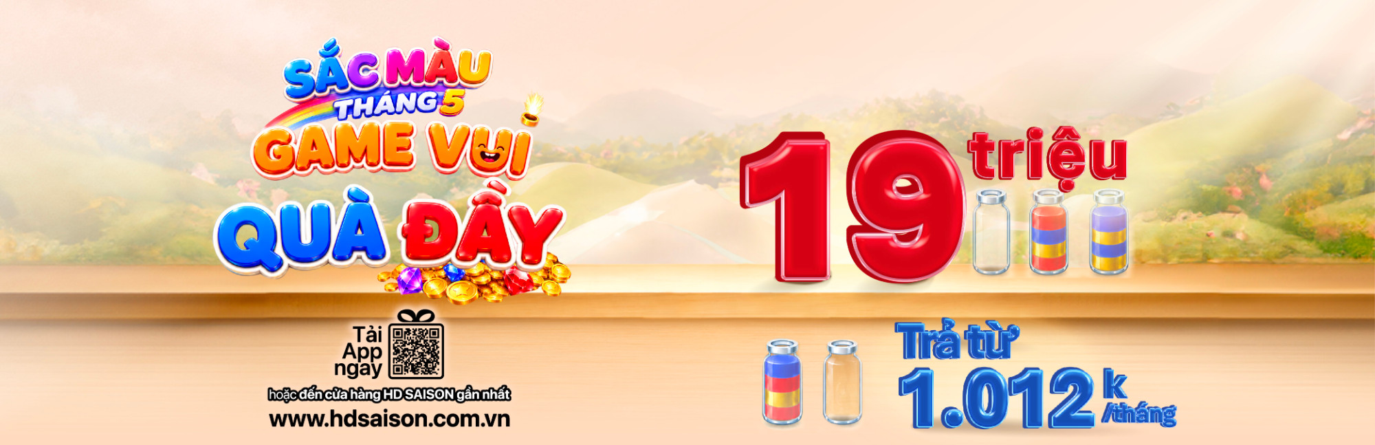 Sắc màu tháng 5 cùng HD SAISON – Săn ưu đãi vay lên đến 19 triệu